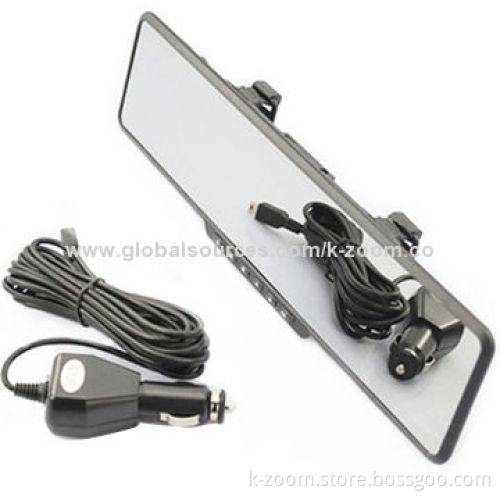 Rearview Mirror DVR, Full HD 1080P, 160-degree View Angle
